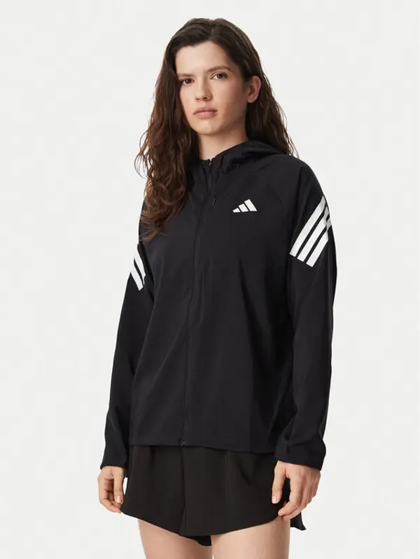 Adidas adidas Prijelazna jakna Adi365 Running KQ8074 Crna Regular Fit