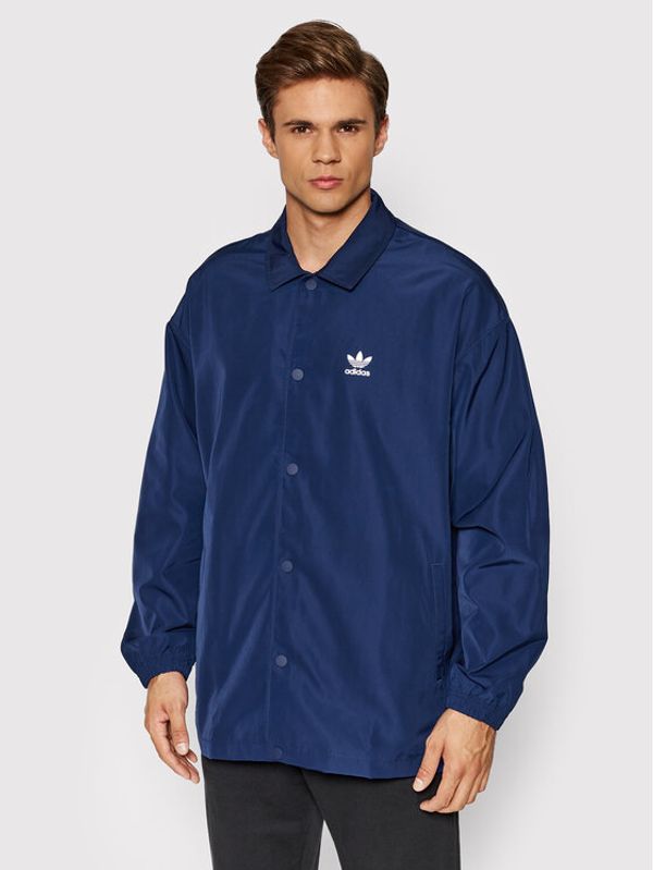 adidas adidas Prijelazna jakna adicolor Classics Trefoil H09128 Tamnoplava Loose Fit