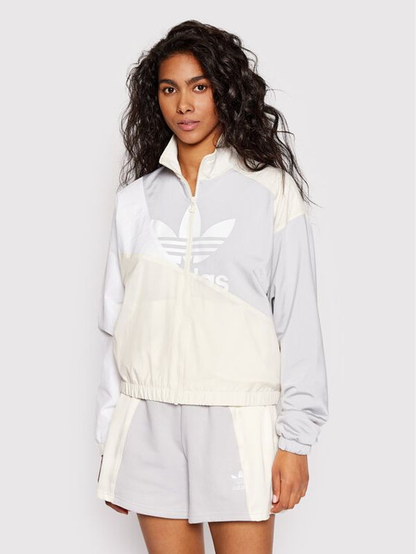 adidas adidas Prijelazna jakna adicolor Split Trefoil HC7054 Šarena Relaxed Fit