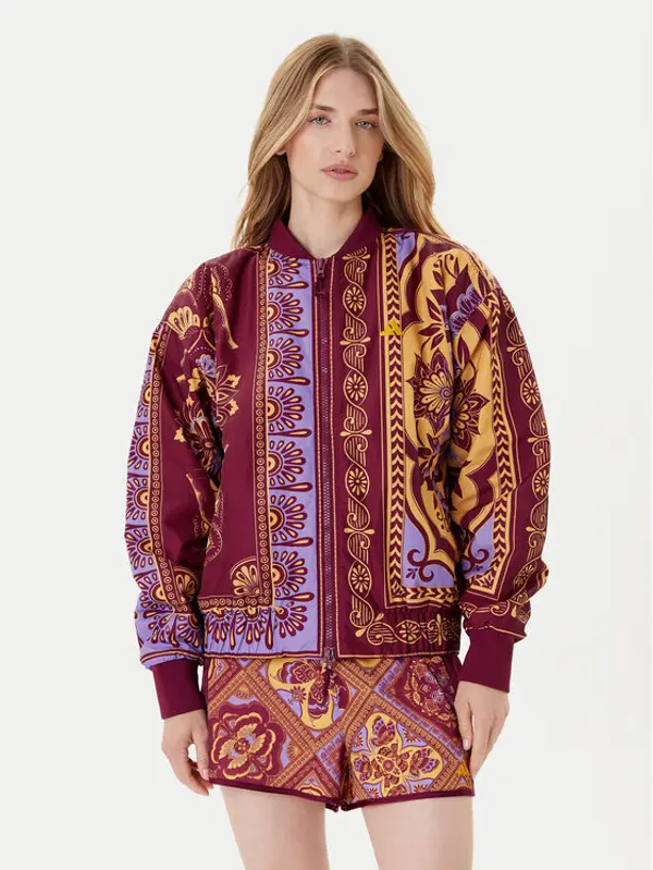 Adidas adidas Prijelazna jakna Farm Varsity JL8621 Šarena Oversize