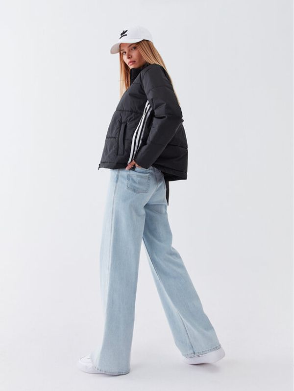 adidas adidas Prijelazna jakna Short Puffer HM2613 Crna Regular Fit