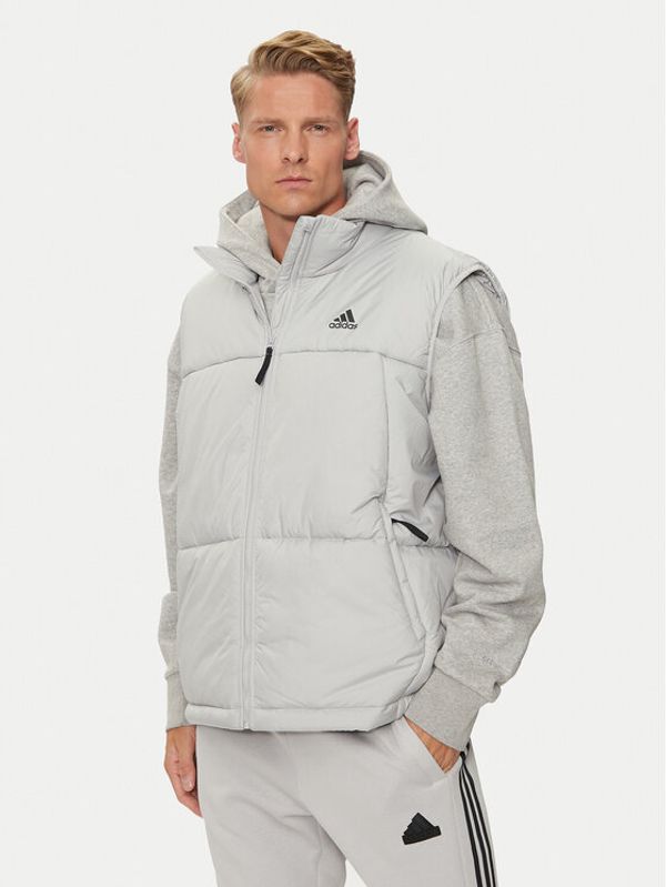 adidas adidas Prsluk 3-Stripes IX8871 Siva Loose Fit