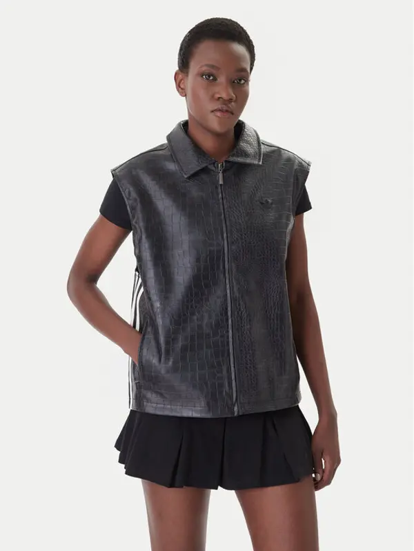 Adidas adidas Prsluk Pleather KE5033 Crna Oversize