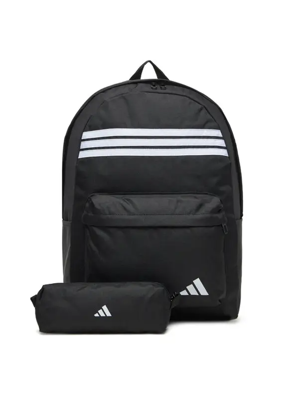 Adidas adidas Ruksak Classic 3-Stripes Horizontal JZ3321 Crna