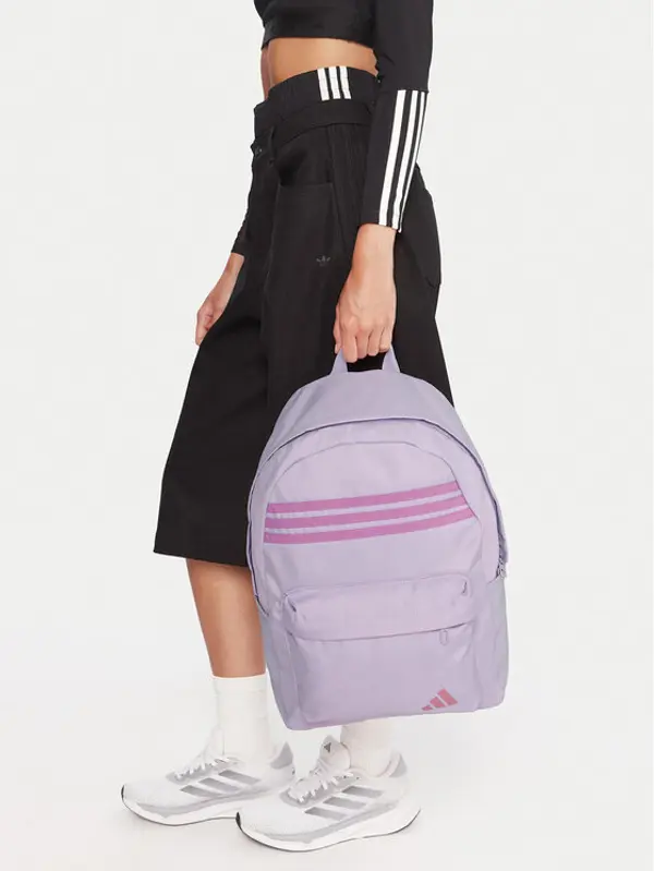 Adidas adidas Ruksak Classic 3-Stripes Horizontal JZ3322 Ljubičasta