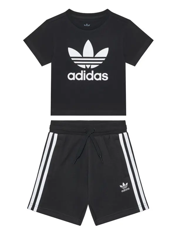 Adidas adidas Set majica i hlače adicolor JC9155 Crna Regular Fit