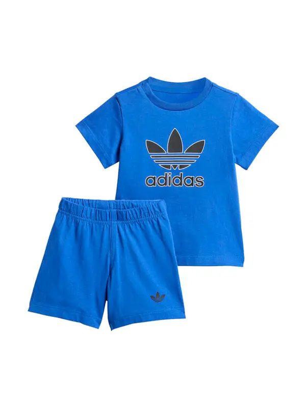 Adidas adidas Set majica i hlače Big Logo Execution KA2652 Plava Regular Fit