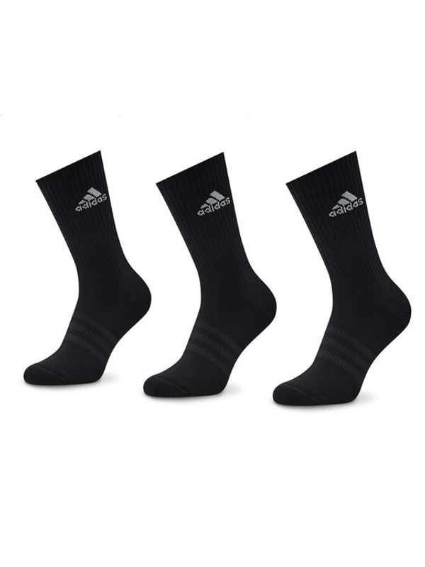 adidas adidas Set od 3 para unisex visokih čarapa Cushioned Crew IC1310 Crna
