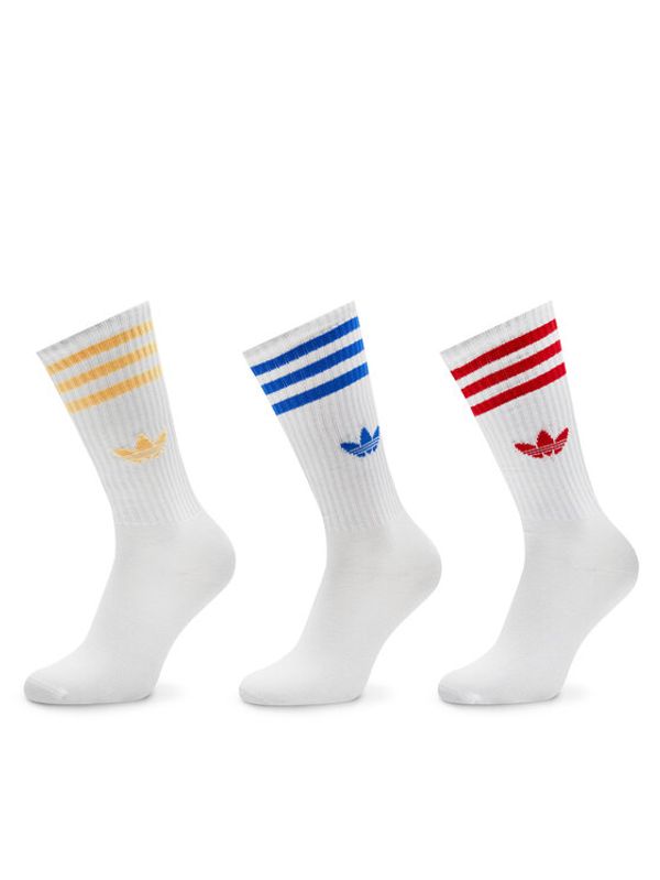 adidas adidas Set od 3 para unisex visokih čarapa IX7504 Bijela