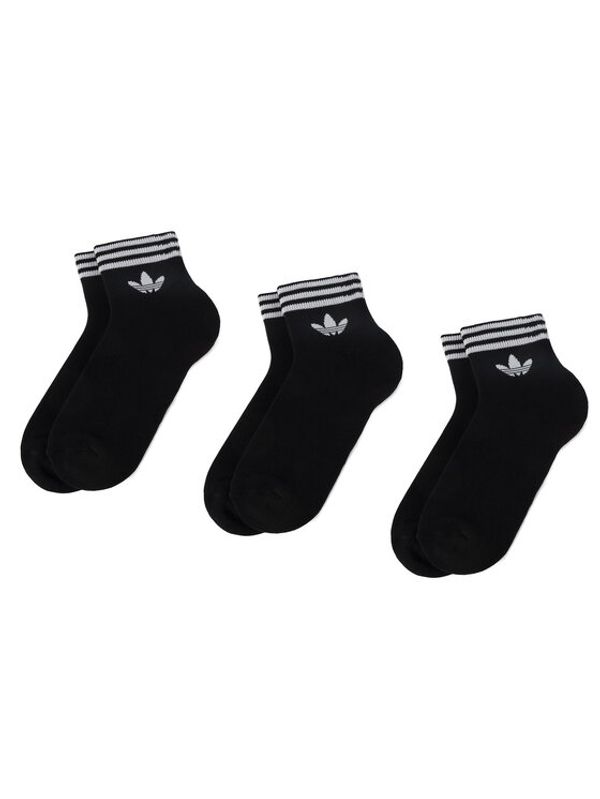 adidas adidas Set od 3 para unisex visokih čarapa Tref Ank Sck Hc EE1151 Crna