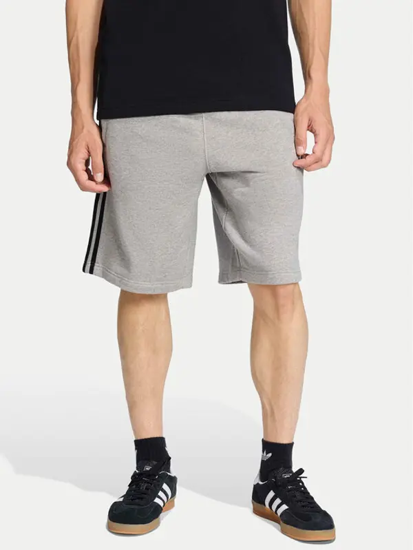 Adidas adidas Sportske kratke hlače 3-Stripes KE2433 Siva Regular Fit