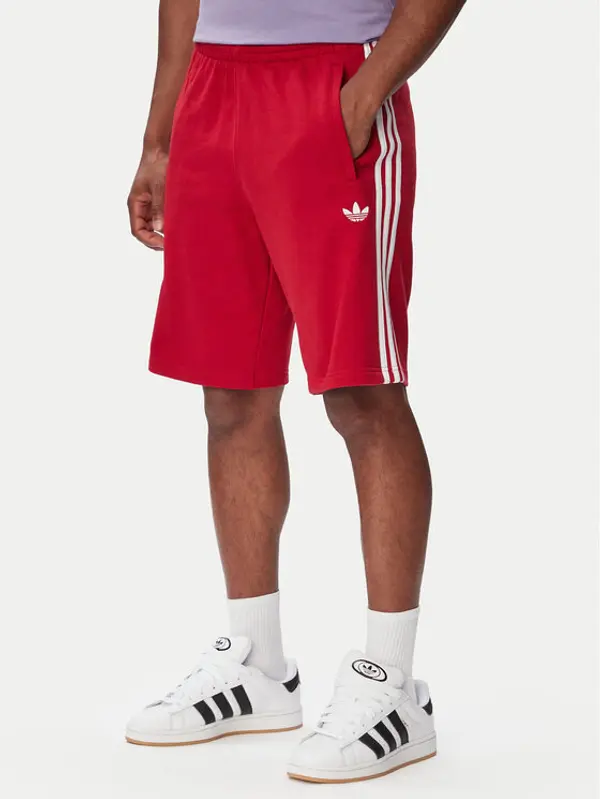 Adidas adidas Sportske kratke hlače 3-Stripes Shorts KE1692 Crvena Regular Fit