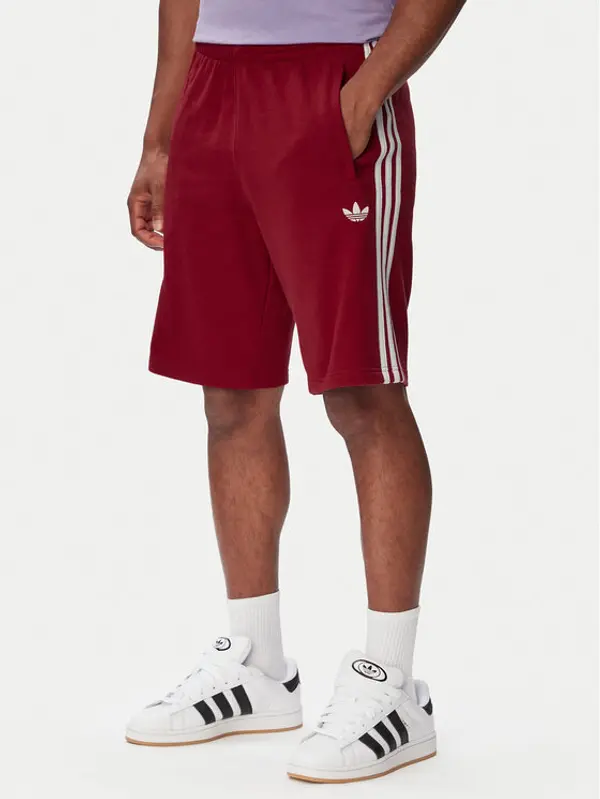 Adidas adidas Sportske kratke hlače 3-Stripes Shorts KE1692 Crvena Regular Fit