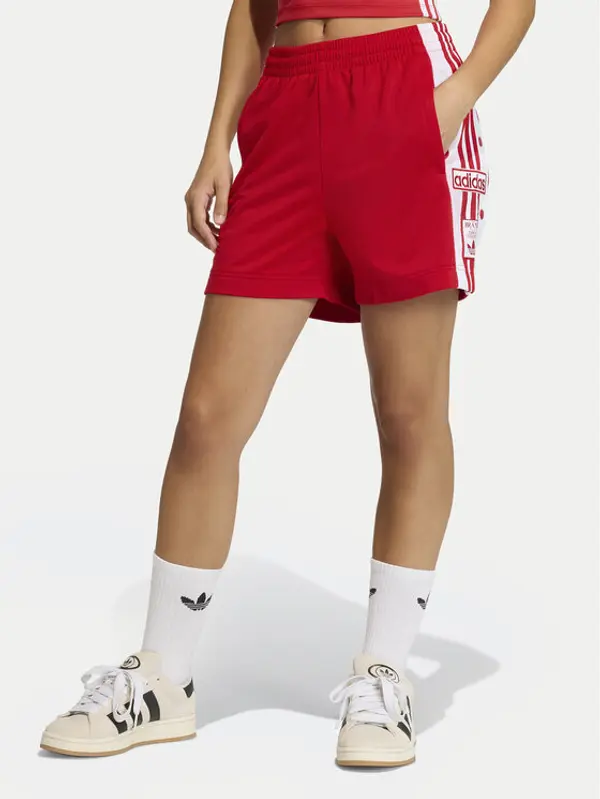Adidas adidas Sportske kratke hlače Adibreak KD6330 Crvena Loose Fit