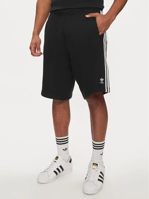 Adidas adidas Sportske kratke hlače adicolor 3-Stripes IU2337 Crna Regular Fit