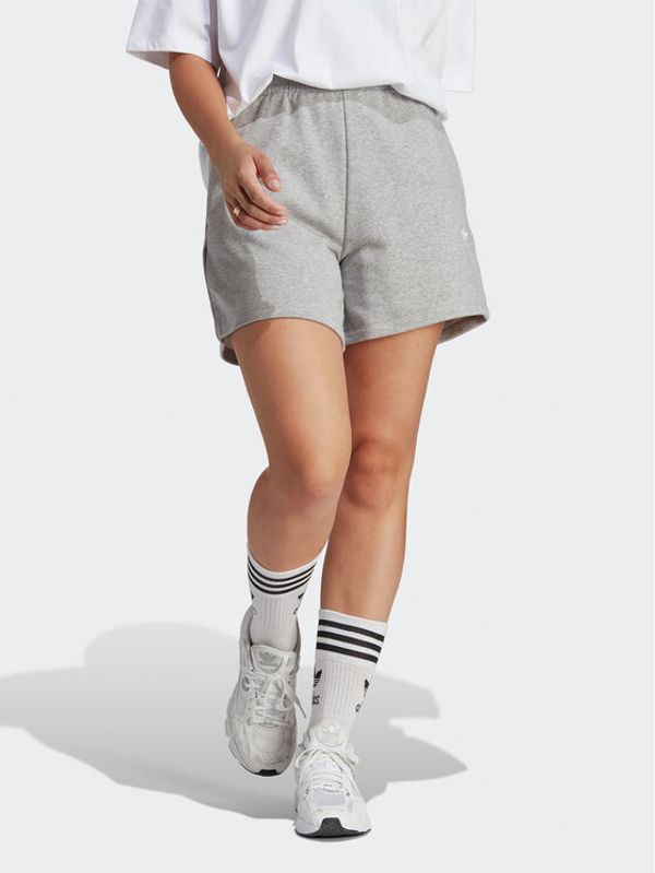adidas adidas Sportske kratke hlače Adicolor Essentials French Terry Shorts IA6450 Siva Regular Fit