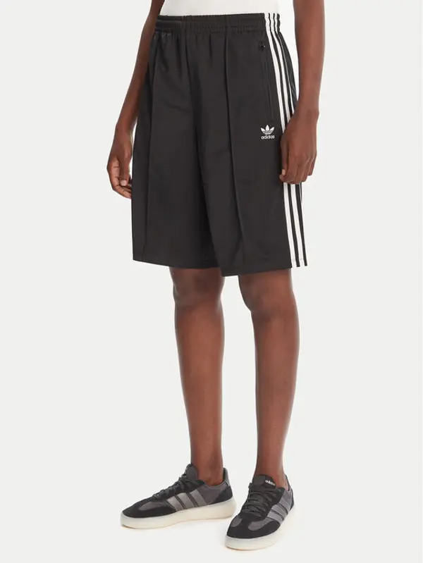 Adidas adidas Sportske kratke hlače adicolor Firebird JD0286 Crna Loose Fit