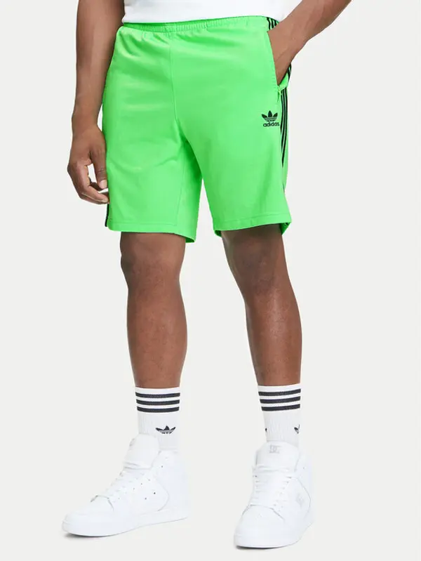 Adidas adidas Sportske kratke hlače adicolor Firebird JY1340 Zelena Regular Fit