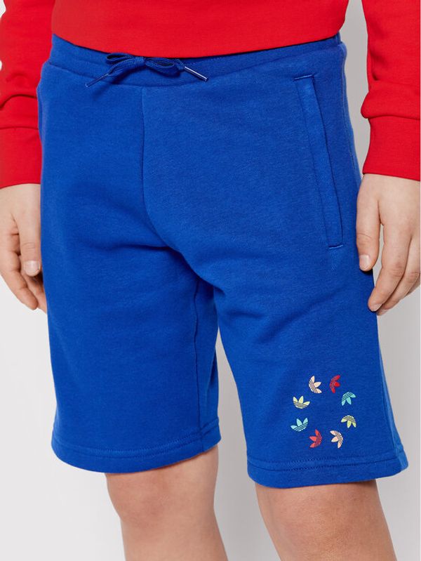 adidas adidas Sportske kratke hlače adicolor HE6833 Plava Regular Fit
