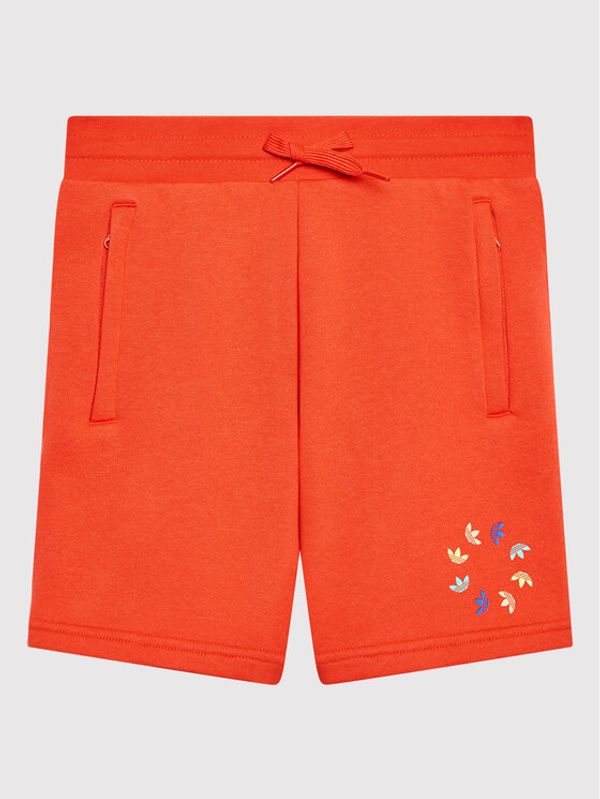 adidas adidas Sportske kratke hlače adicolor HE6834 Crvena Regular Fit