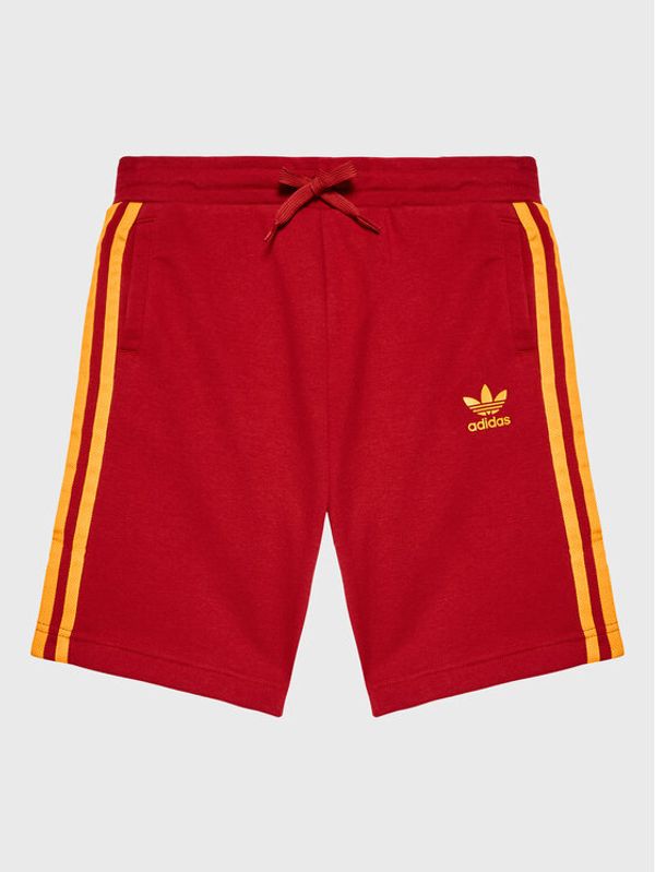 adidas adidas Sportske kratke hlače adicolor HL9414 Crvena Regular Fit