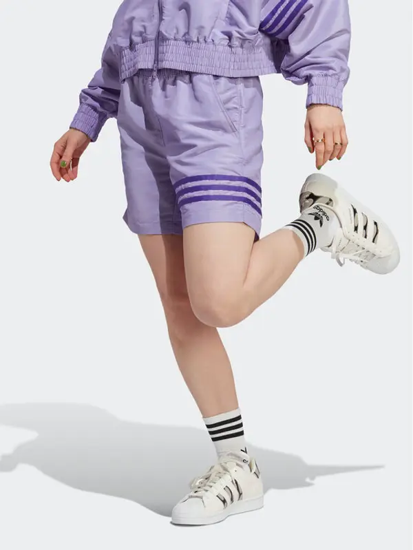 Adidas adidas Sportske kratke hlače Adicolor Neuclassics Shorts IC5420 Ljubičasta