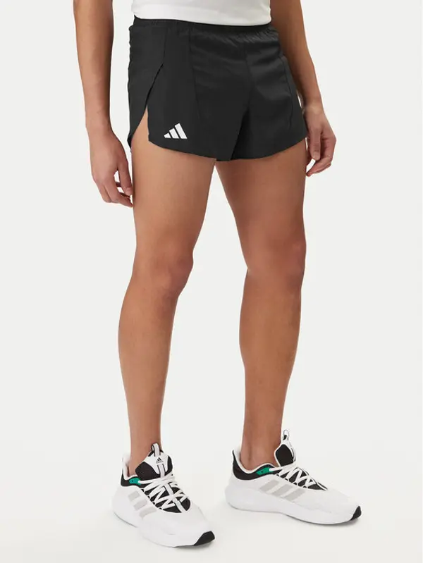 Adidas adidas Sportske kratke hlače Adizero Essentials Split IM8585 Crna Slim Fit