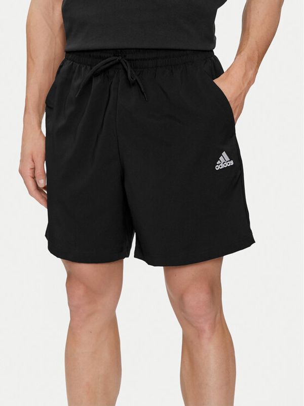 adidas adidas Sportske kratke hlače AEROREADY Essentials Chelsea Small Logo Shorts IC9392 Crna Regular Fit