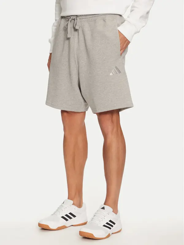 Adidas adidas Sportske kratke hlače ALL SZN French IY4152 Siva Regular Fit
