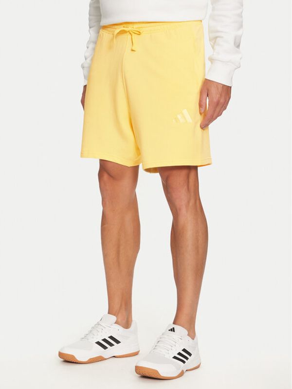 adidas adidas Sportske kratke hlače ALL SZN French IY6561 Žuta Regular Fit