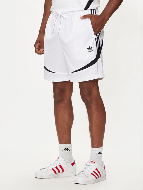 adidas adidas Sportske kratke hlače Archive IZ4828 Bijela Regular Fit