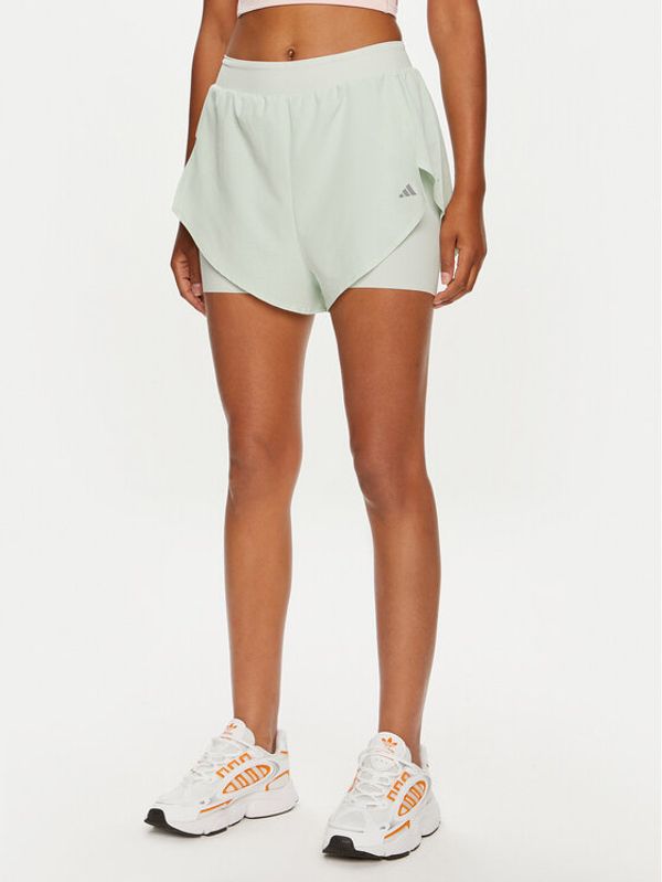 adidas adidas Sportske kratke hlače Designed for Training HEAT.RDY HIIT IX0640 Zelena Regular Fit