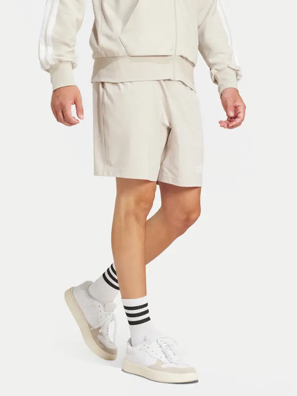 Adidas adidas Sportske kratke hlače Essentials Linear JC9346 Bež Regular Fit
