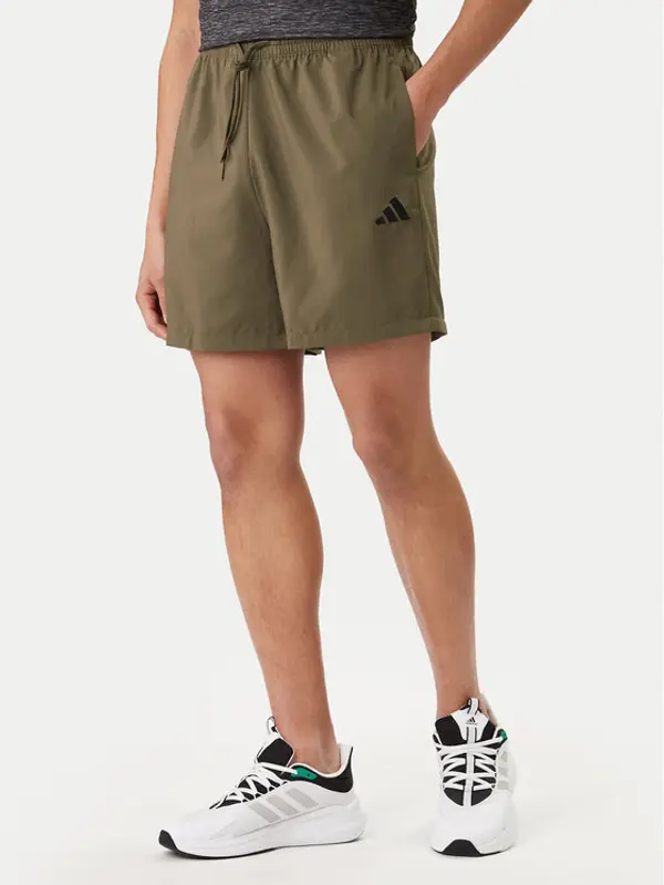 Adidas adidas Sportske kratke hlače Essentials Small Logo Chelsea JF1113 Zelena Regular Fit