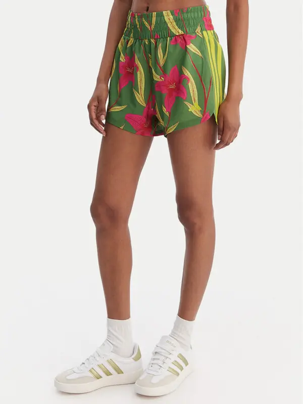 Adidas adidas Sportske kratke hlače Farm Rio Pacer KD4624 Zelena Loose Fit