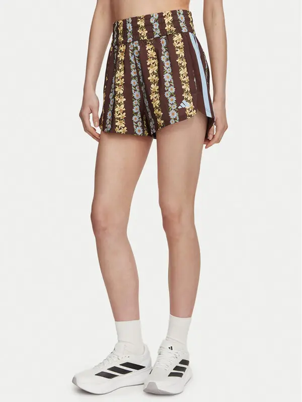 Adidas adidas Sportske kratke hlače Farm Rio Pacer KR0229 Smeđa Loose Fit