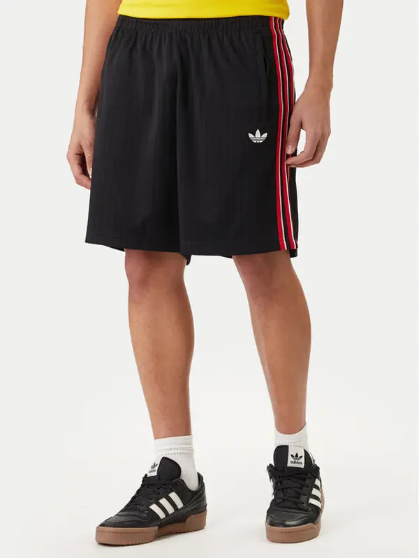 Adidas adidas Sportske kratke hlače Firebird Engineered Stripes KS5505 Crna Regular Fit