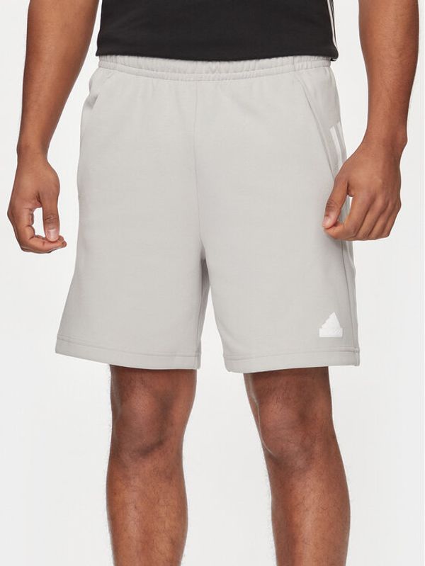 adidas adidas Sportske kratke hlače Future Icons 3-Stripes IR9165 Siva Regular Fit