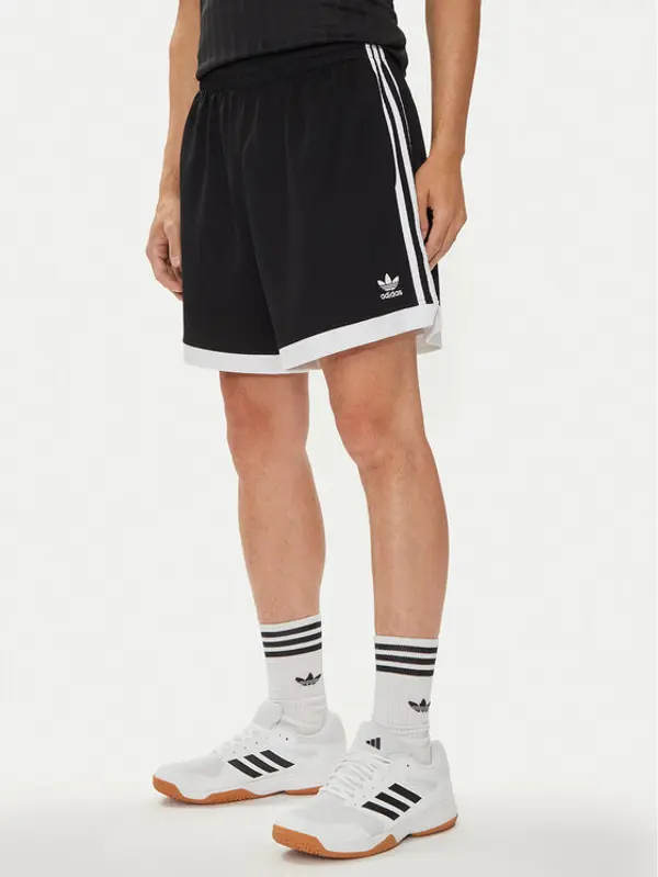 Adidas adidas Sportske kratke hlače Mock Eyelet IZ4800 Crna Regular Fit