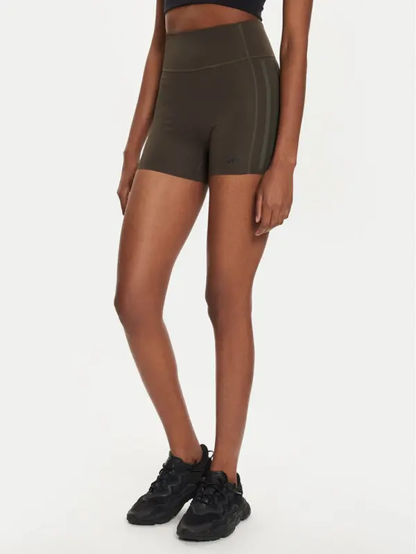 Adidas adidas Sportske kratke hlače Optime 4-Inch IK5480 Kaki Slim Fit