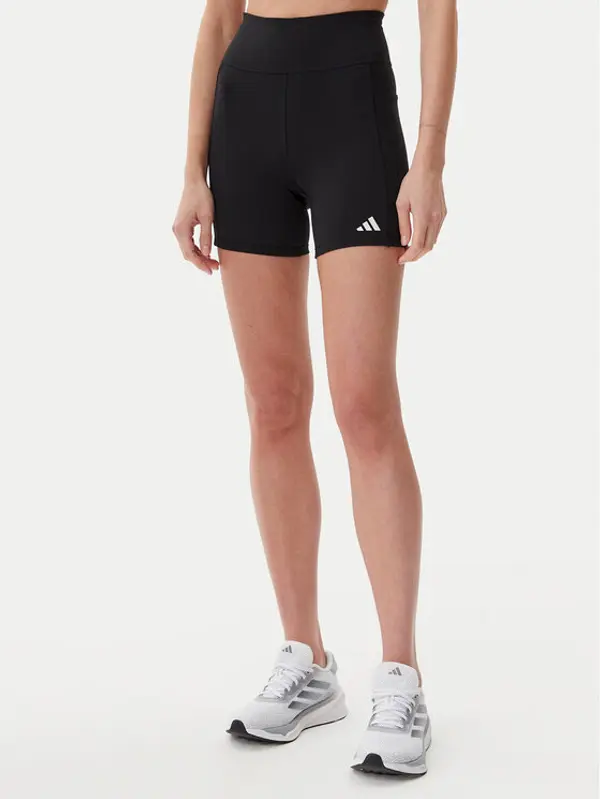 Adidas adidas Sportske kratke hlače Own the Run IS9919 Crna Slim Fit