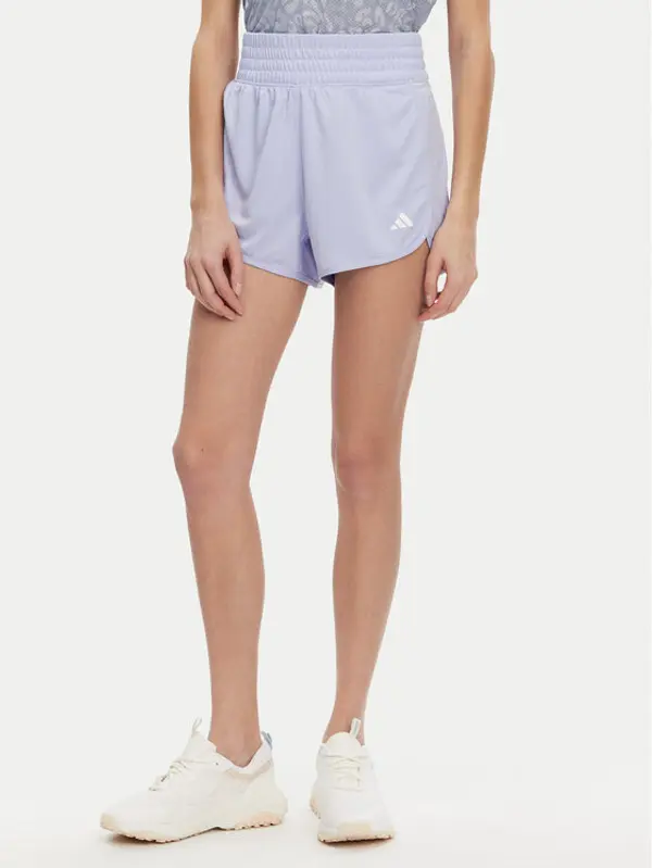 Adidas adidas Sportske kratke hlače Pacer Essentials JC9582 Ljubičasta Regular Fit