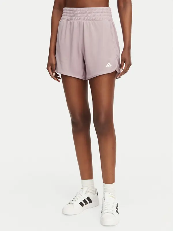 Adidas adidas Sportske kratke hlače Pacer Essentials Knit KD9849 Ljubičasta Regular Fit