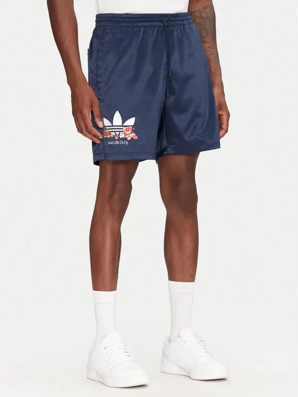 Adidas adidas Sportske kratke hlače Q2 Made By Nelson Sprinter JD0719 Tamnoplava Regular Fit