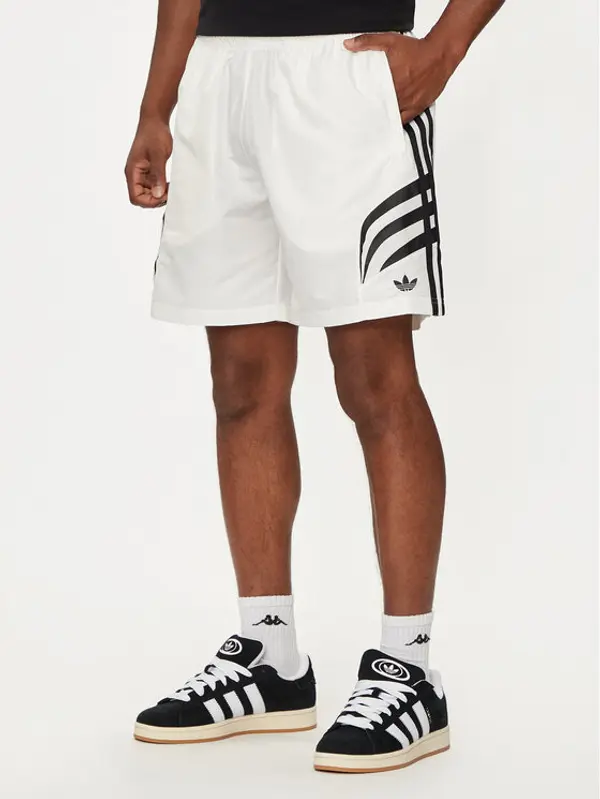 Adidas adidas Sportske kratke hlače Q3 Atlanta IX6729 Bijela Regular Fit