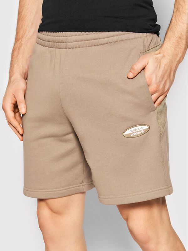 adidas adidas Sportske kratke hlače R.Y.V. Basic Essential HC9460 Bež Regular Fit