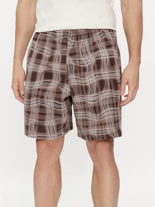 adidas adidas Sportske kratke hlače Reveal Allover Print HM4949 Smeđa Regular Fit