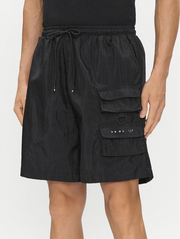 adidas adidas Sportske kratke hlače Reveal Material Mix HS8889 Crna Relaxed Fit