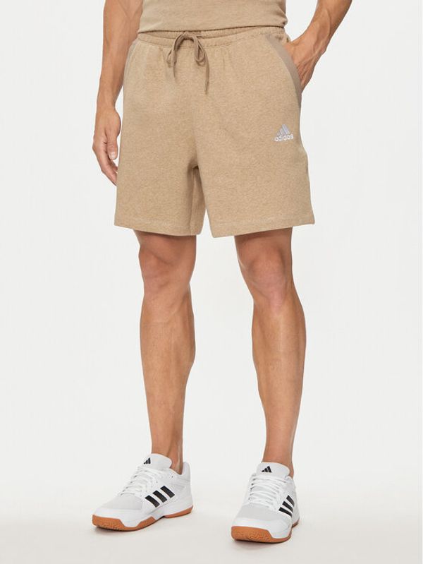 adidas adidas Sportske kratke hlače Seasonal Essentials IY6610 Bež Regular Fit