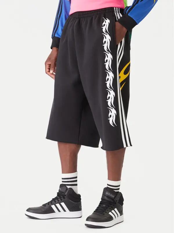 Adidas adidas Sportske kratke hlače Spiders JW0205 Crna Oversize